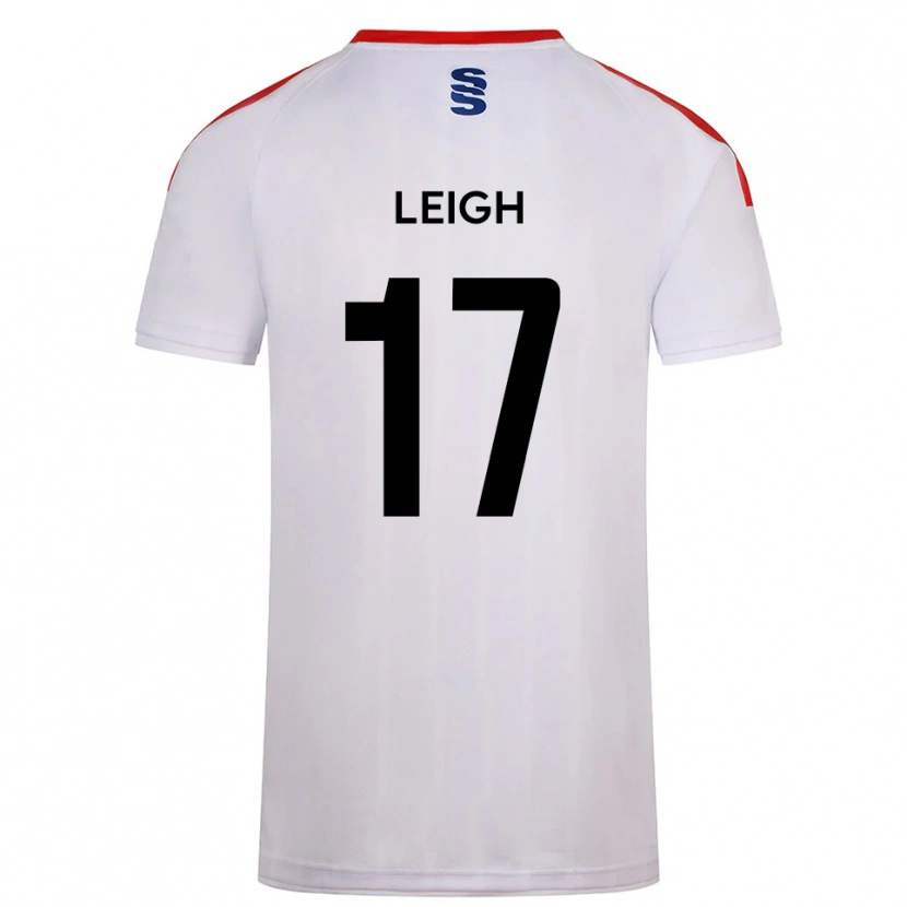 Danxen Kinderen Isaac Leigh #17 Wit Marine Thuisshirt Thuistenue 2025/26 T-Shirt België