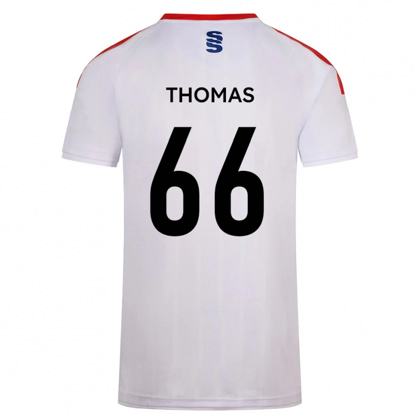 Danxen Kinderen Luca Thomas #66 Wit Marine Thuisshirt Thuistenue 2025/26 T-Shirt België