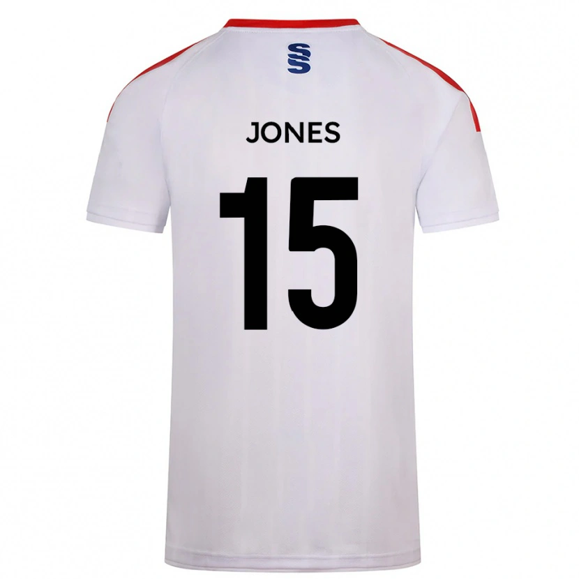 Danxen Kinderen Kieran Jones #15 Wit Marine Thuisshirt Thuistenue 2025/26 T-Shirt België