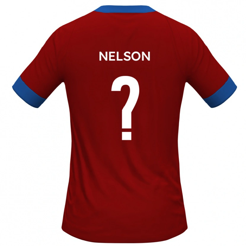 Danxen Kinderen Toby Nelson #0 Rood Blauw Thuisshirt Thuistenue 2025/26 T-Shirt België