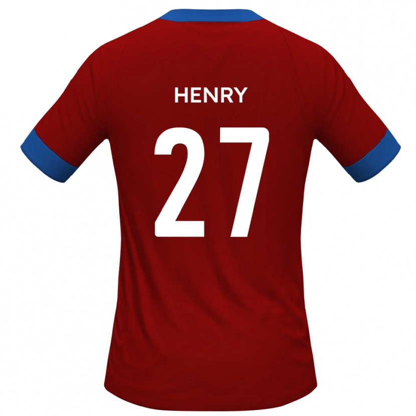 Danxen Kinderen James Henry #27 Rood Blauw Thuisshirt Thuistenue 2025/26 T-Shirt België