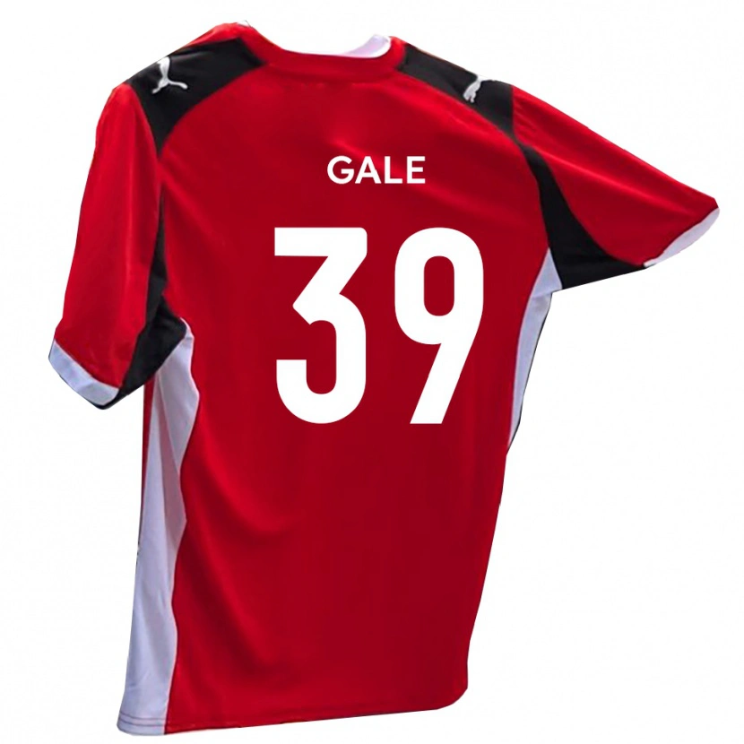 Danxen Kinderen James Gale #39 Rood Wit Thuisshirt Thuistenue 2025/26 T-Shirt België