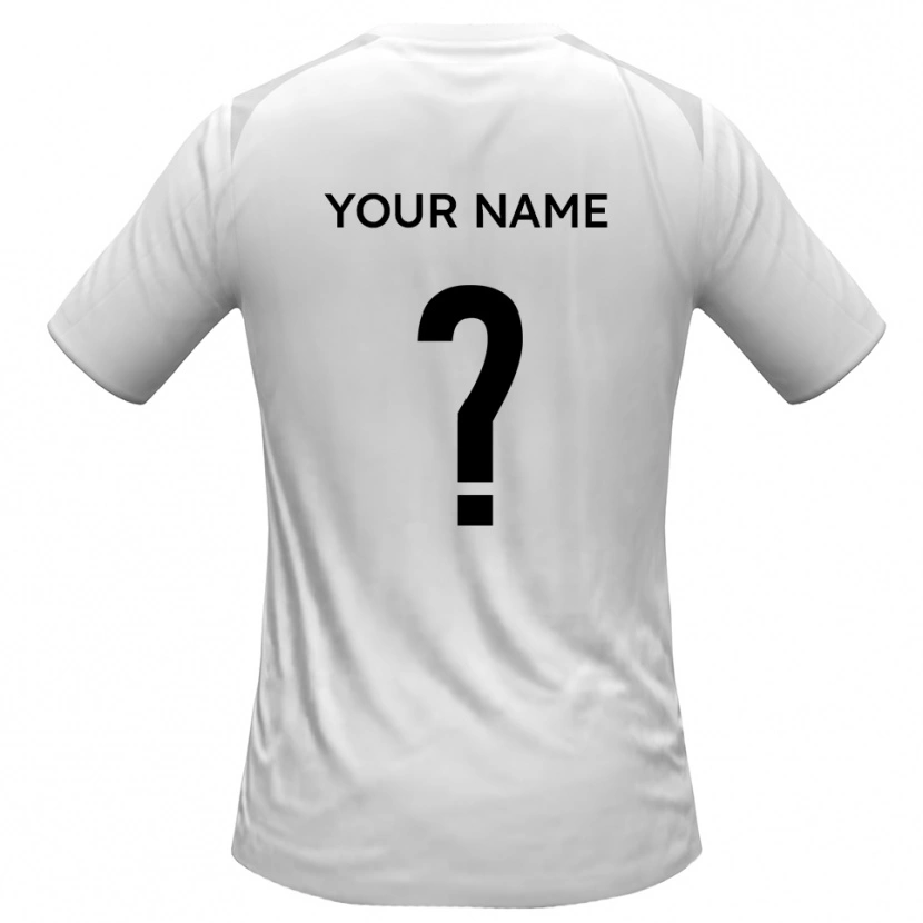 Danxen Kinderen Uw Naam #0 Wit Grijs Thuisshirt Thuistenue 2025/26 T-Shirt België