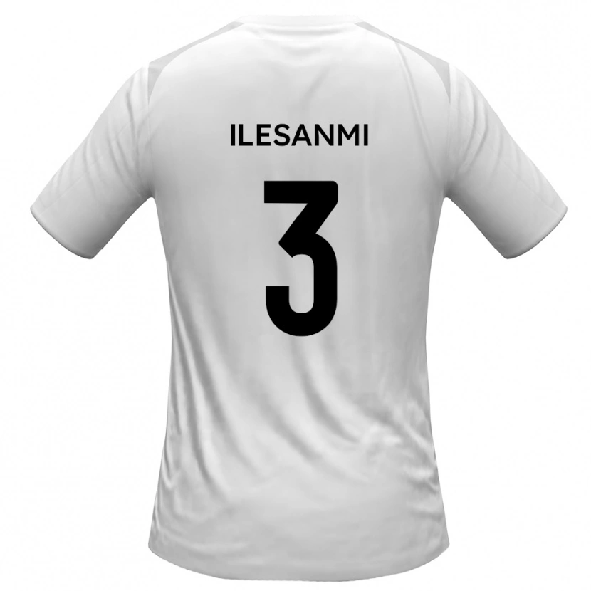 Danxen Kinderen Femi Ilesanmi #3 Wit Grijs Thuisshirt Thuistenue 2025/26 T-Shirt België