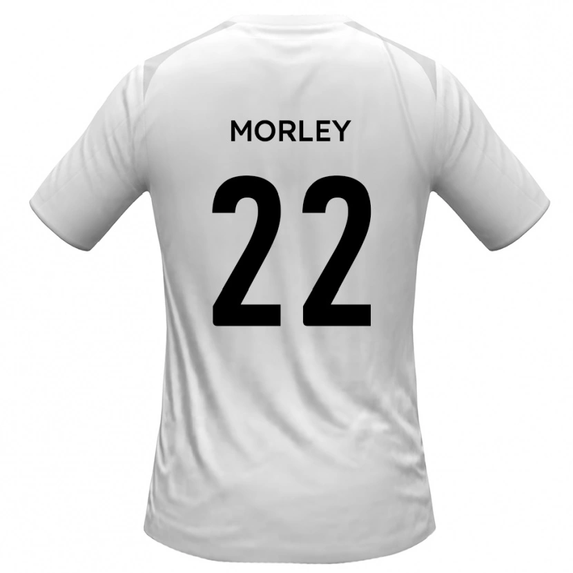 Danxen Kinderen Adam Morley #22 Wit Grijs Thuisshirt Thuistenue 2025/26 T-Shirt België