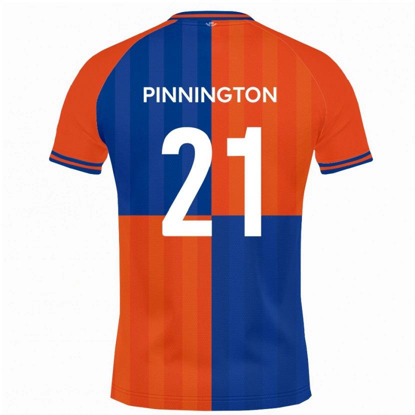 Danxen Kinderen Jacob Pinnington #21 Oranje Koningsblauw Thuisshirt Thuistenue 2025/26 T-Shirt België