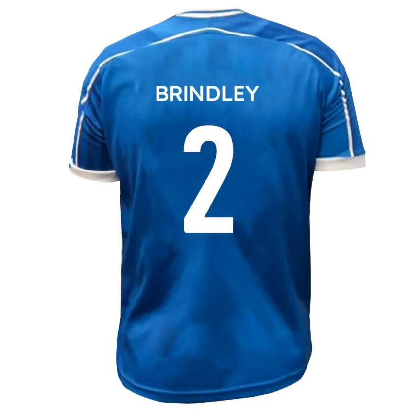 Danxen Kinderen Richard Brindley #2 Blauw Wit Thuisshirt Thuistenue 2025/26 T-Shirt België