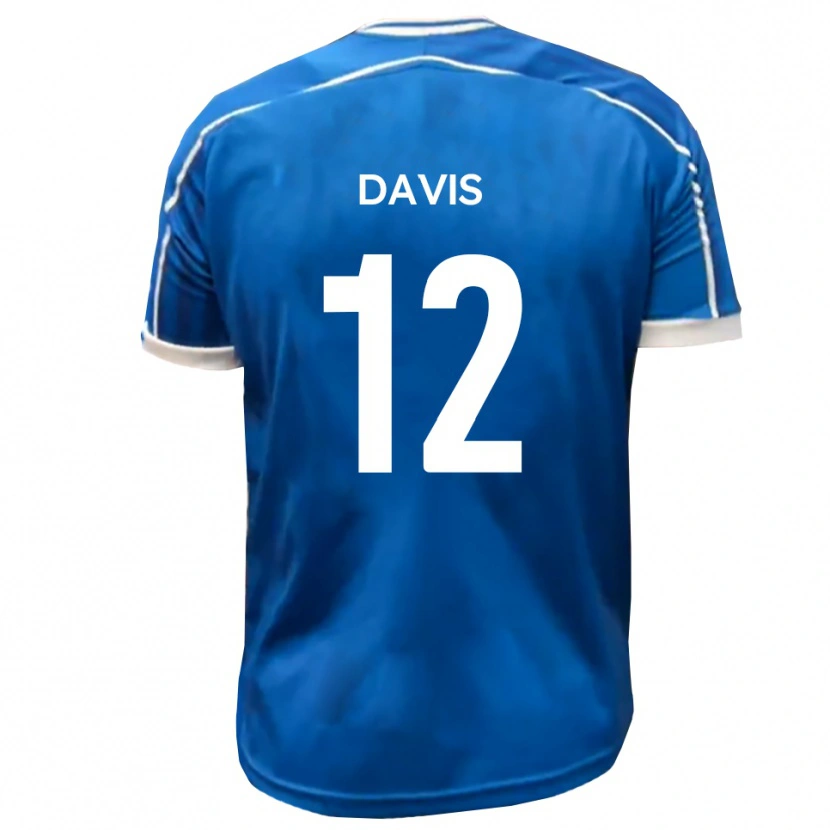 Danxen Kinderen Sonnie Davis #12 Blauw Wit Thuisshirt Thuistenue 2025/26 T-Shirt België