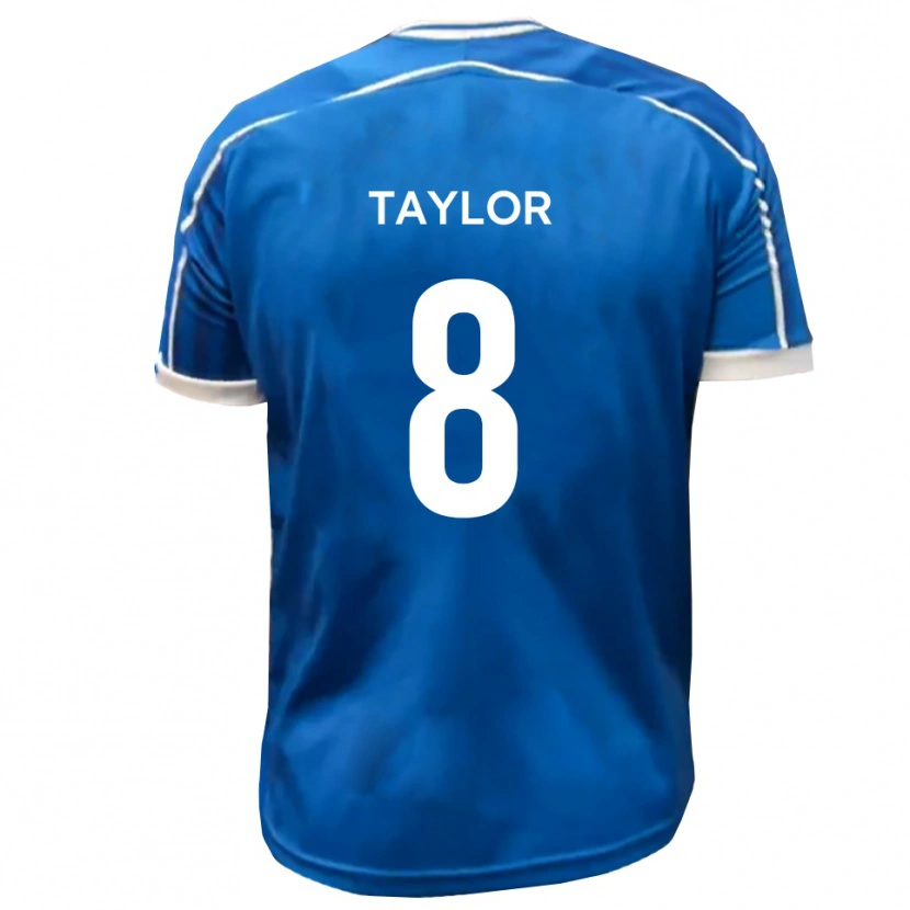 Danxen Kinderen Jake Taylor #8 Blauw Wit Thuisshirt Thuistenue 2025/26 T-Shirt België