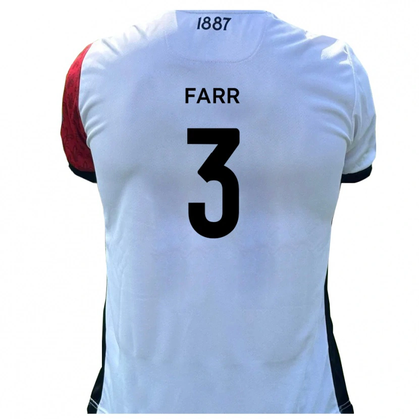 Danxen Kinderen Jacob Farr #3 Rood Wit Thuisshirt Thuistenue 2025/26 T-Shirt België