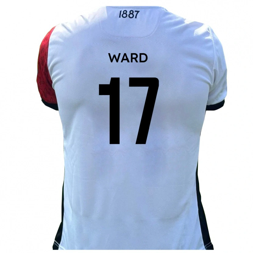 Danxen Kinderen Matt Ward #17 Rood Wit Thuisshirt Thuistenue 2025/26 T-Shirt België