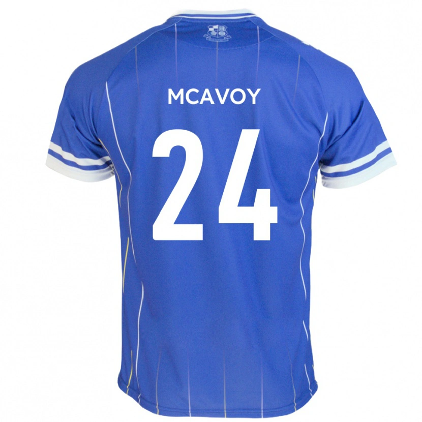 Danxen Kinderen Connor Mcavoy #24 Koningsblauw Thuisshirt Thuistenue 2025/26 T-Shirt België