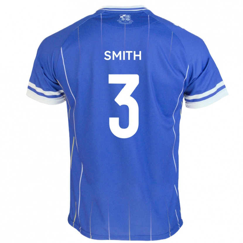 Danxen Kinderen Kaleem Smith #3 Koningsblauw Thuisshirt Thuistenue 2025/26 T-Shirt België