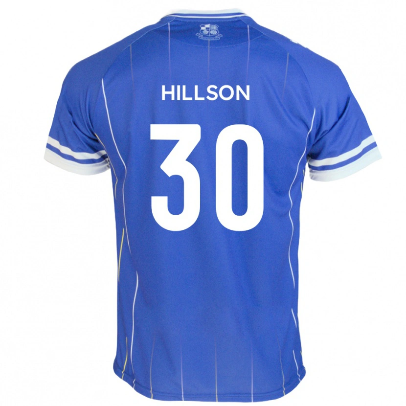 Danxen Kinderen James Hillson #30 Koningsblauw Thuisshirt Thuistenue 2025/26 T-Shirt België