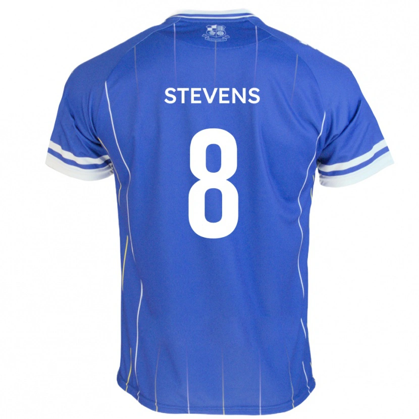 Danxen Kinderen James Stevens #8 Koningsblauw Thuisshirt Thuistenue 2025/26 T-Shirt België