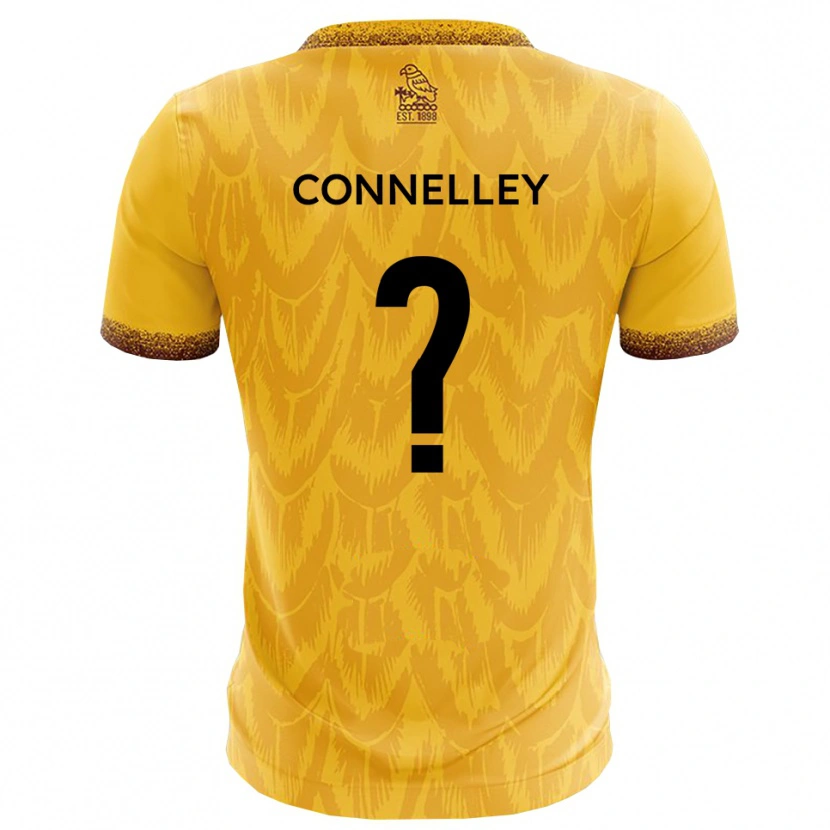 Danxen Kinderen Chloe Connelley #0 Geel Bruin Thuisshirt Thuistenue 2025/26 T-Shirt België