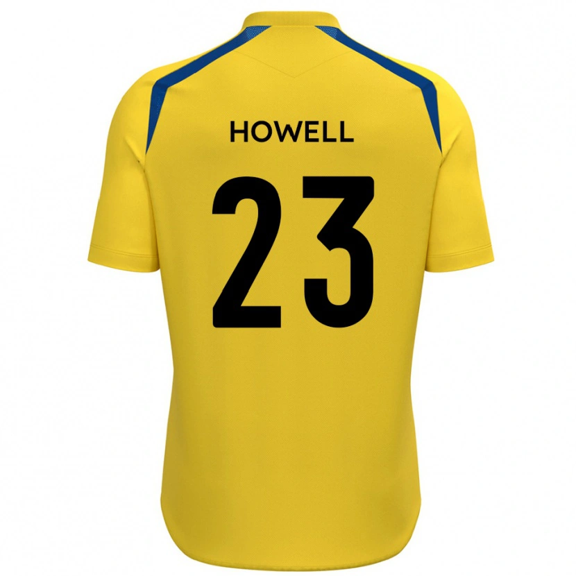 Danxen Kinderen Finn Howell #23 Geel Blauw Thuisshirt Thuistenue 2025/26 T-Shirt België