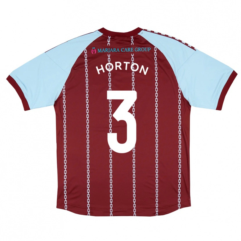 Danxen Kinderen Branden Horton #3 Hemelsblauw Roest Rood Thuisshirt Thuistenue 2025/26 T-Shirt België