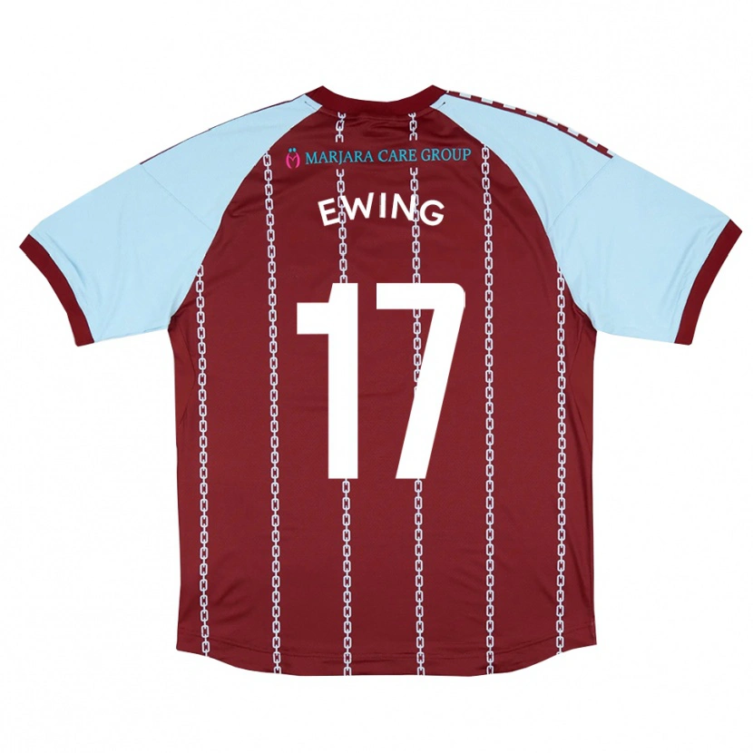Danxen Kinderen Oliver Ewing #17 Hemelsblauw Roest Rood Thuisshirt Thuistenue 2025/26 T-Shirt België