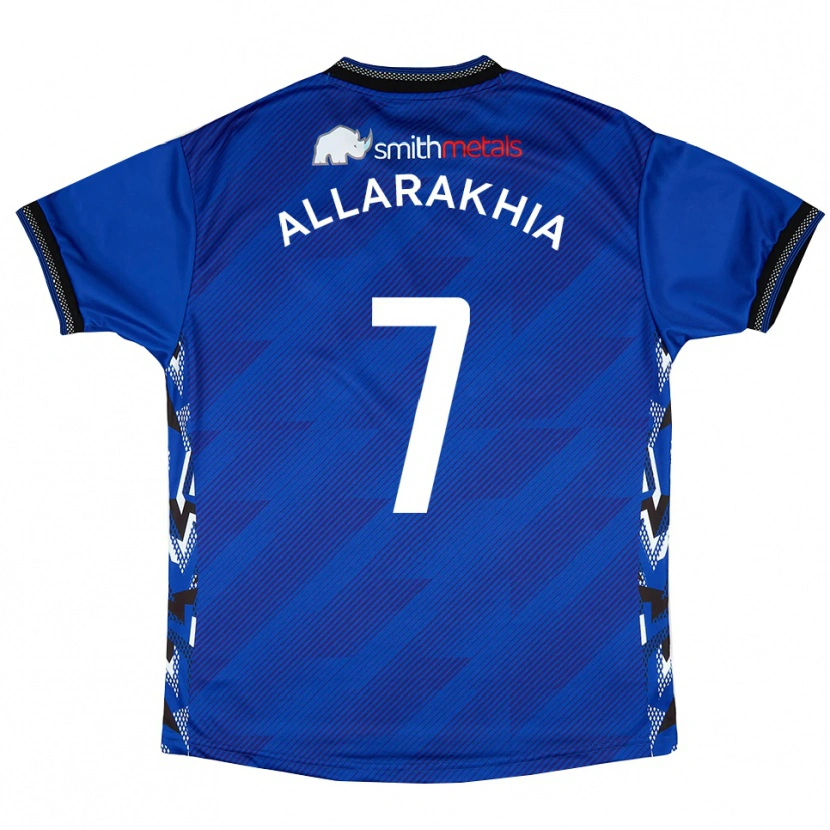 Danxen Kinderen Tarryn Allarakhia #7 Blauw Wit Thuisshirt Thuistenue 2025/26 T-Shirt België