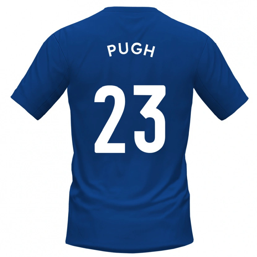 Danxen Kinderen Tom Pugh #23 Blauw Wit Thuisshirt Thuistenue 2025/26 T-Shirt België