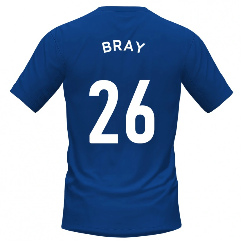 Danxen Kinderen Owen Bray #26 Blauw Wit Thuisshirt Thuistenue 2025/26 T-Shirt België