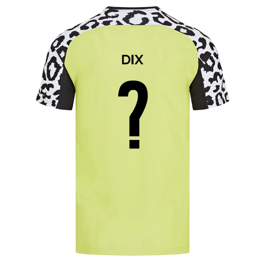 Danxen Kinderen Hannah Dix #0 Fluorescerend Geel Thuisshirt Thuistenue 2025/26 T-Shirt België