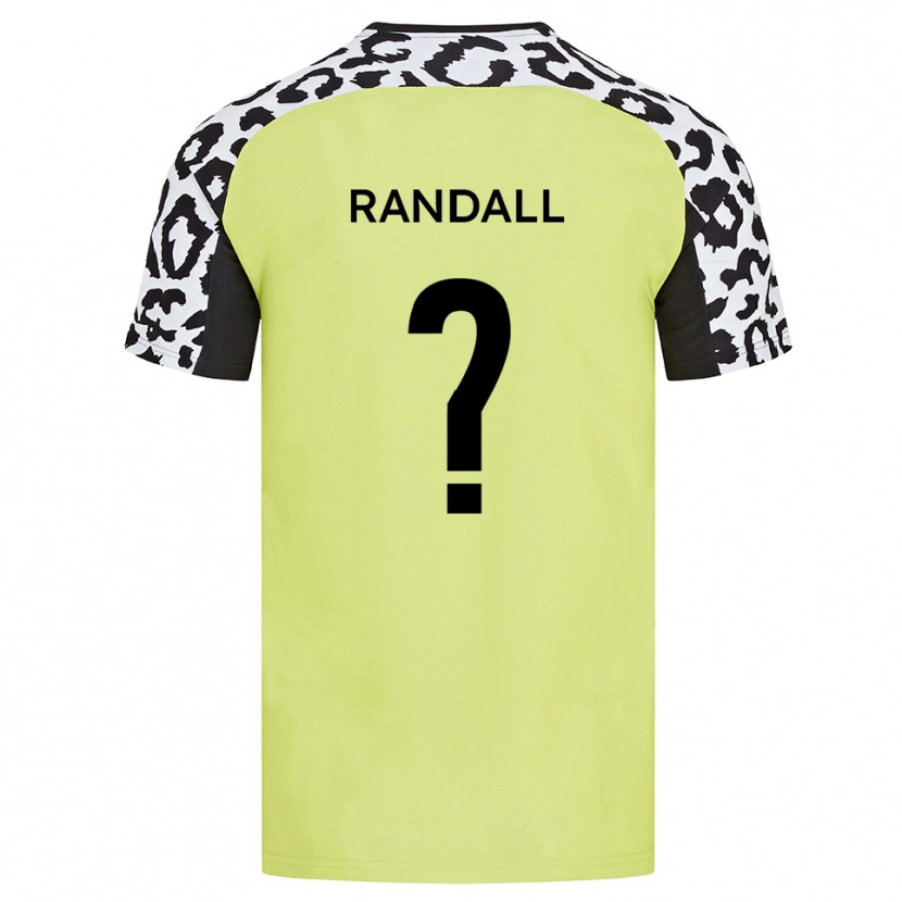 Danxen Kinderen Estelle Randall #0 Fluorescerend Geel Thuisshirt Thuistenue 2025/26 T-Shirt België