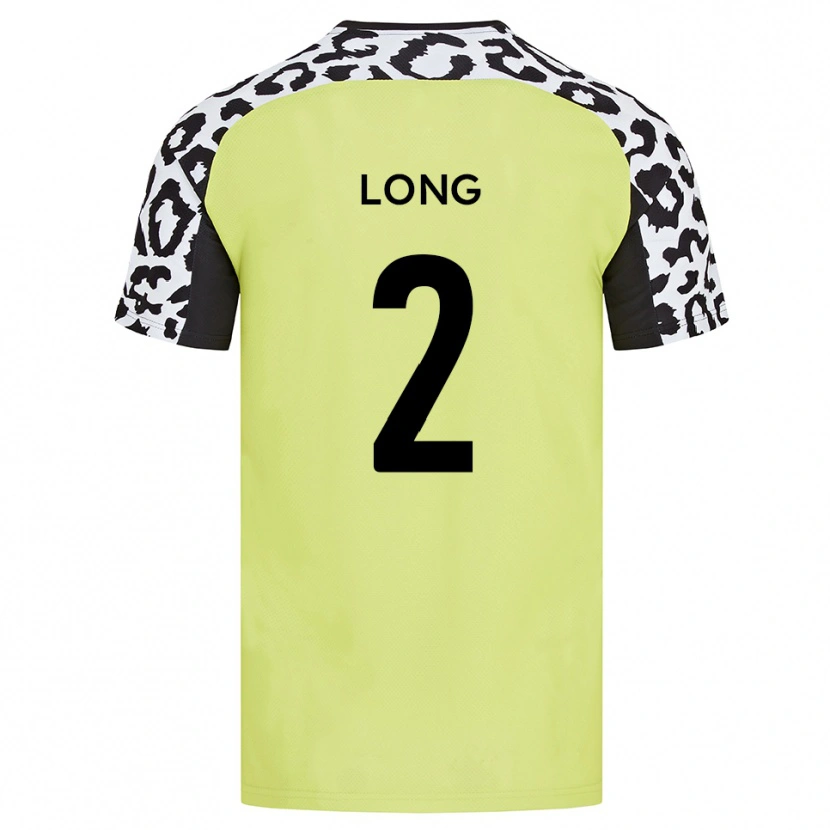 Danxen Kinderen Sean Long #2 Fluorescerend Geel Thuisshirt Thuistenue 2025/26 T-Shirt België