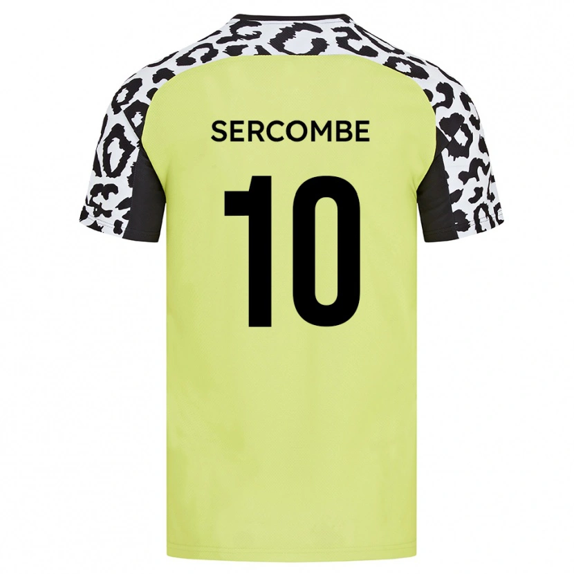 Danxen Kinderen Liam Sercombe #10 Fluorescerend Geel Thuisshirt Thuistenue 2025/26 T-Shirt België