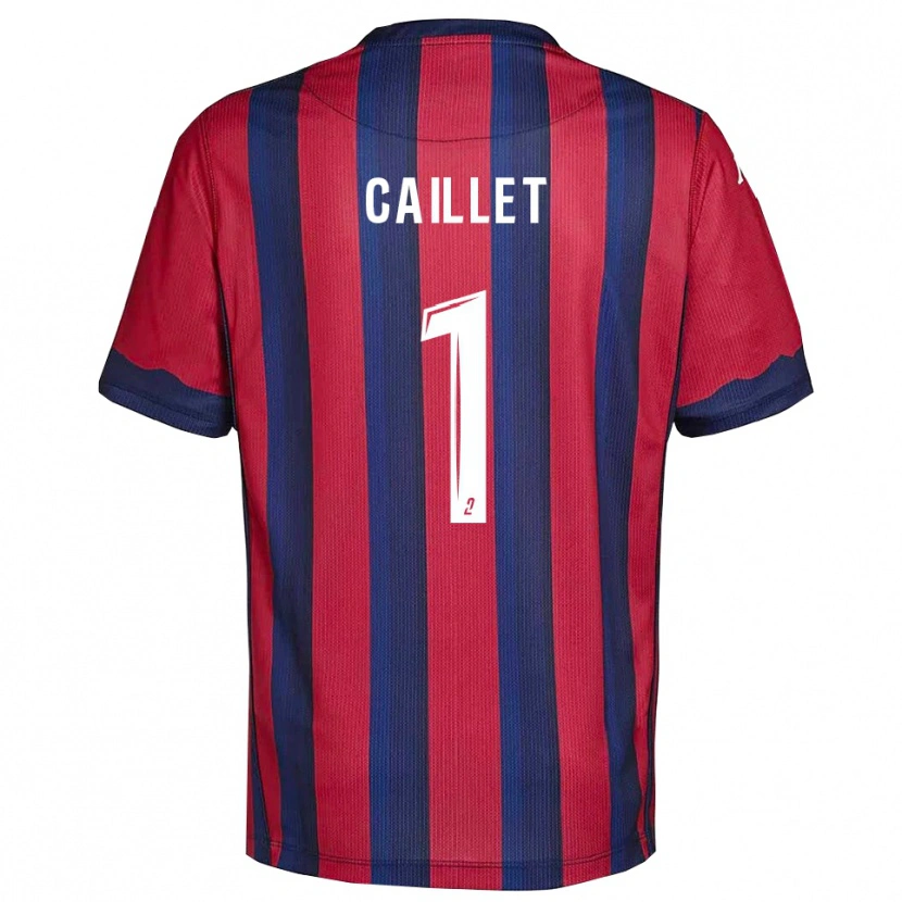 Danxen Kinderen Flavie Caillet #1 Bourgondisch Marine Thuisshirt Thuistenue 2025/26 T-Shirt België