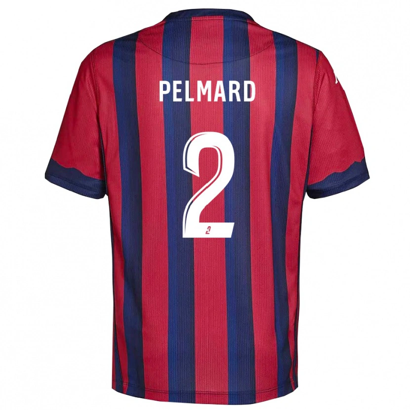 Danxen Kinderen Andy Pelmard #2 Bourgondisch Marine Thuisshirt Thuistenue 2025/26 T-Shirt België