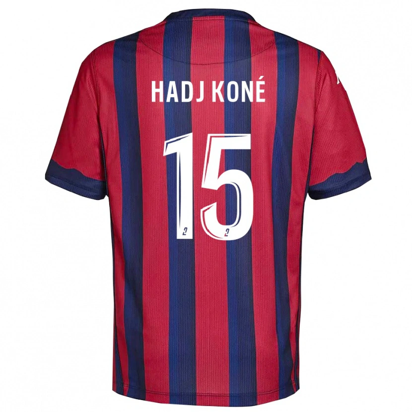 Danxen Kinderen El Hadj Koné #15 Bourgondisch Marine Thuisshirt Thuistenue 2025/26 T-Shirt België