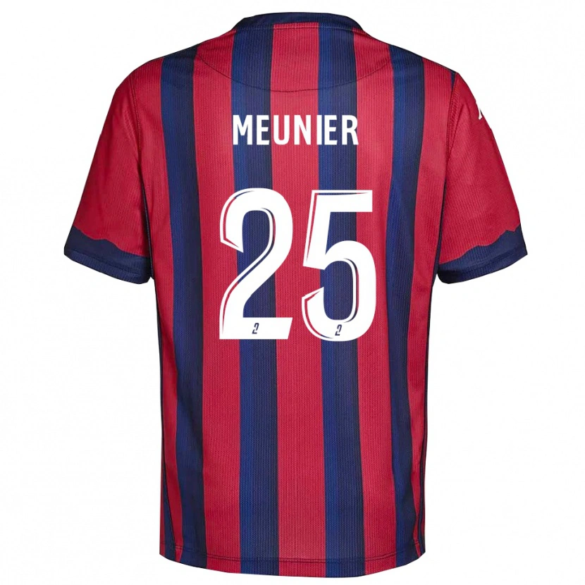 Danxen Kinderen Emma Meunier #25 Bourgondisch Marine Thuisshirt Thuistenue 2025/26 T-Shirt België