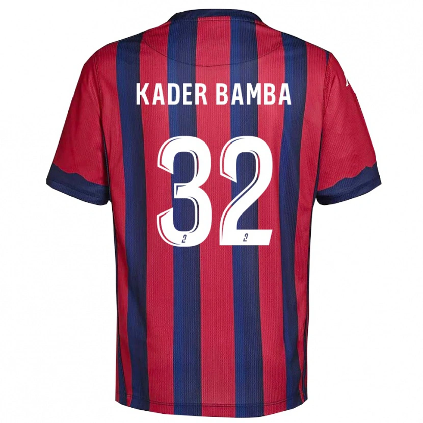 Danxen Kinderen Abdoul Kader Bamba #32 Bourgondisch Marine Thuisshirt Thuistenue 2025/26 T-Shirt België