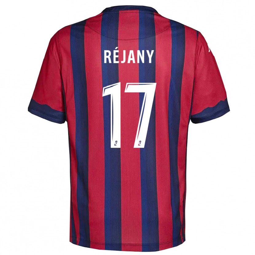 Danxen Kinderen Louise Réjany #17 Bourgondisch Marine Thuisshirt Thuistenue 2025/26 T-Shirt België