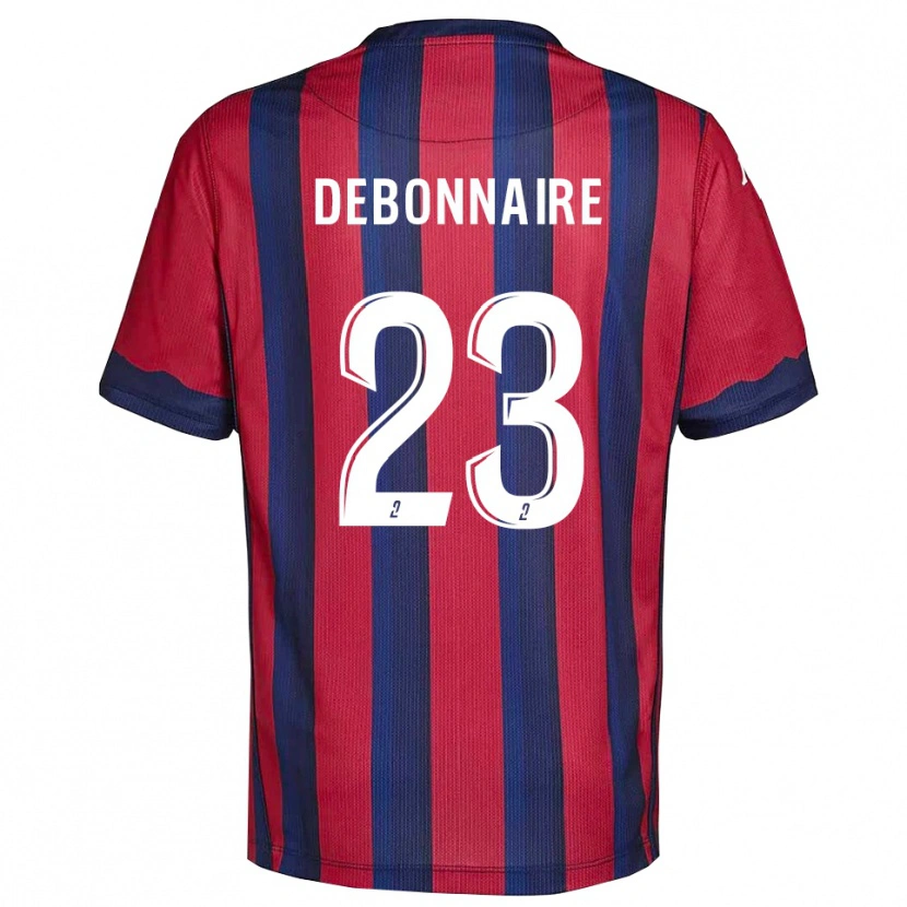 Danxen Kinderen Jalane Debonnaire #23 Bourgondisch Marine Thuisshirt Thuistenue 2025/26 T-Shirt België