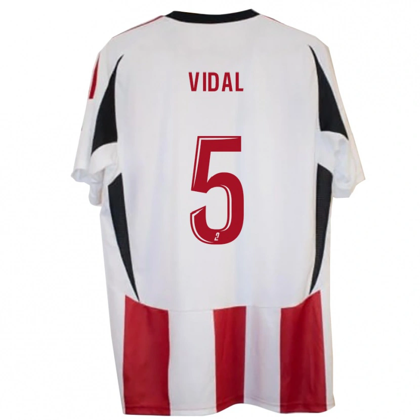 Danxen Kinderen Clément Vidal #5 Rood Blauw Thuisshirt Thuistenue 2025/26 T-Shirt België