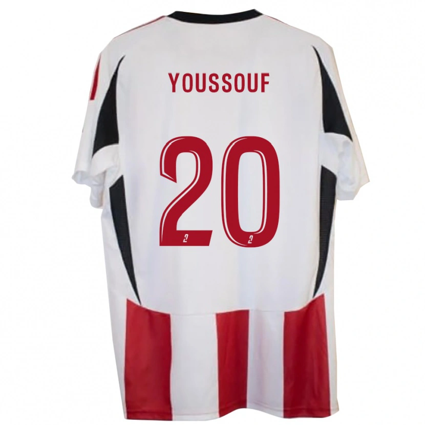 Danxen Kinderen Mohamed Youssouf #20 Rood Blauw Thuisshirt Thuistenue 2025/26 T-Shirt België