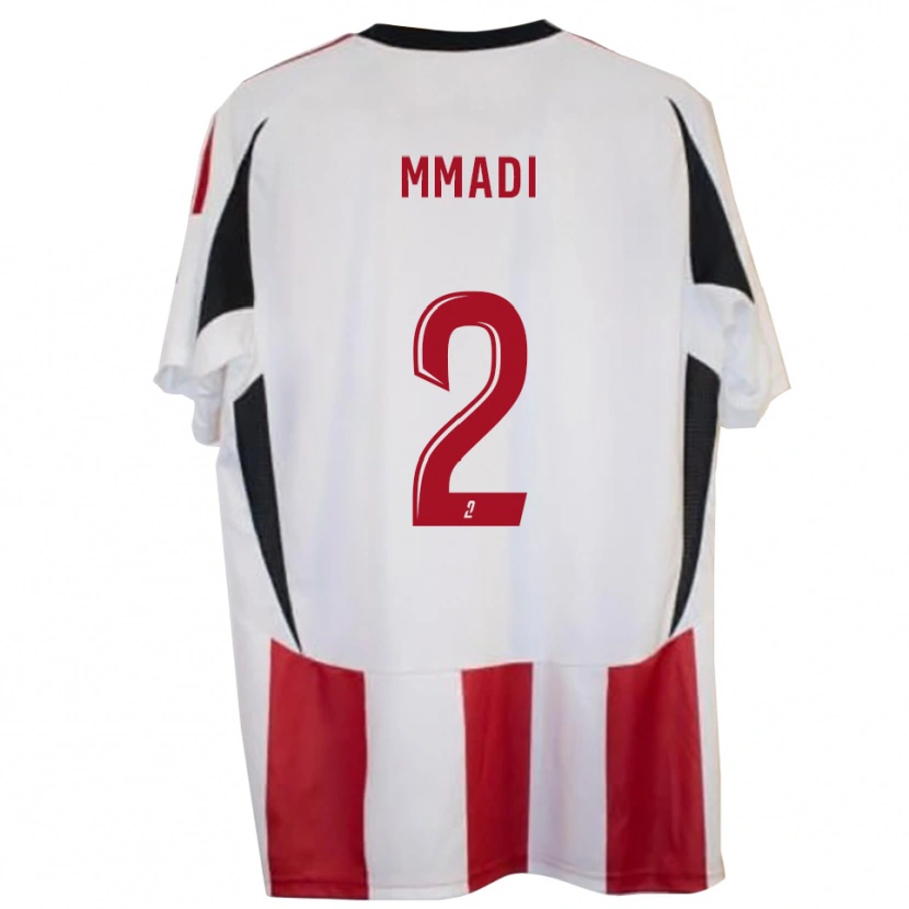Danxen Kinderen Rouchidy Mmadi #2 Rood Blauw Thuisshirt Thuistenue 2025/26 T-Shirt België