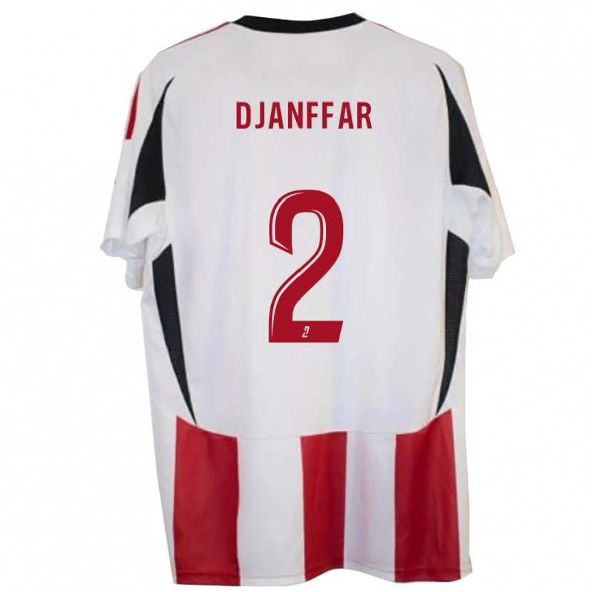 Danxen Kinderen Amane Djanffar #2 Rood Blauw Thuisshirt Thuistenue 2025/26 T-Shirt België