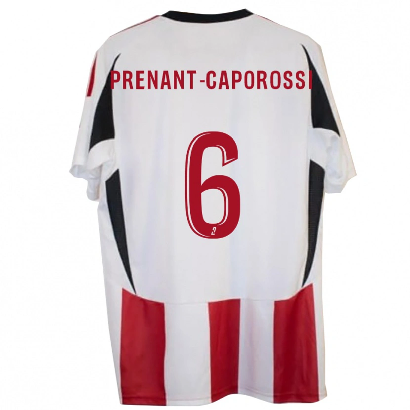Danxen Kinderen Valentin Prenant-Caporossi #6 Rood Blauw Thuisshirt Thuistenue 2025/26 T-Shirt België