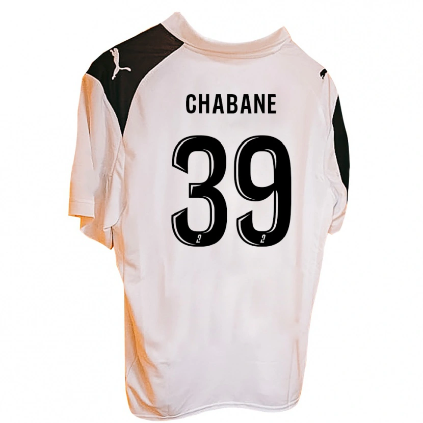 Danxen Kinderen Amine Chabane #39 Zwart Wit Thuisshirt Thuistenue 2025/26 T-Shirt België