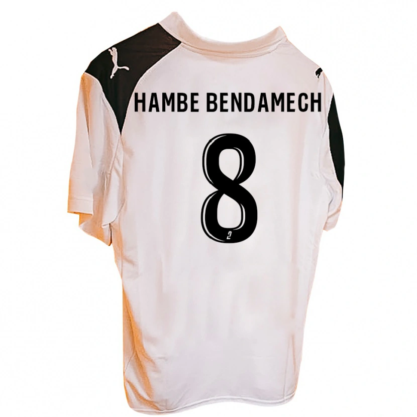 Danxen Kinderen Liam Hambe Bendamech #8 Zwart Wit Thuisshirt Thuistenue 2025/26 T-Shirt België