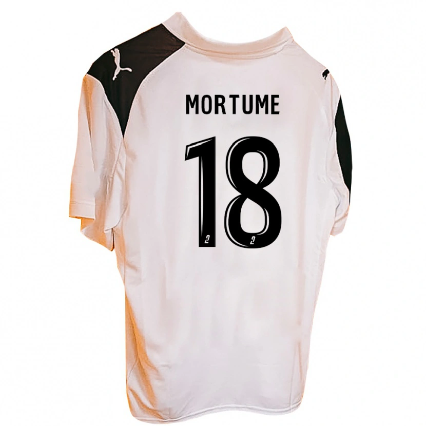 Danxen Kinderen Michael Mortume #18 Zwart Wit Thuisshirt Thuistenue 2025/26 T-Shirt België