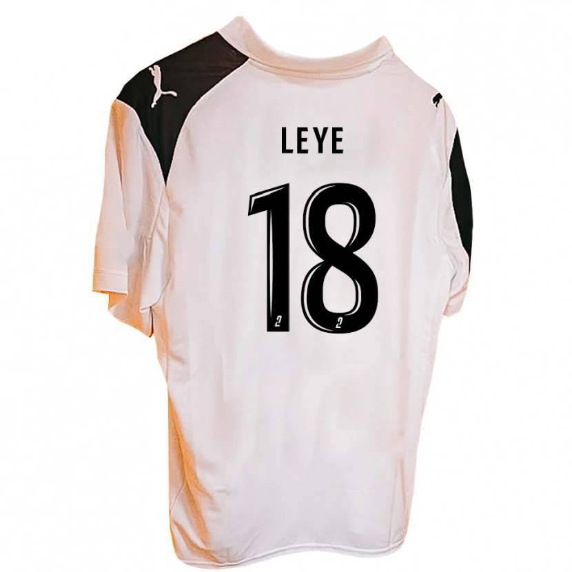 Danxen Kinderen Tidiane Leye #18 Zwart Wit Thuisshirt Thuistenue 2025/26 T-Shirt België
