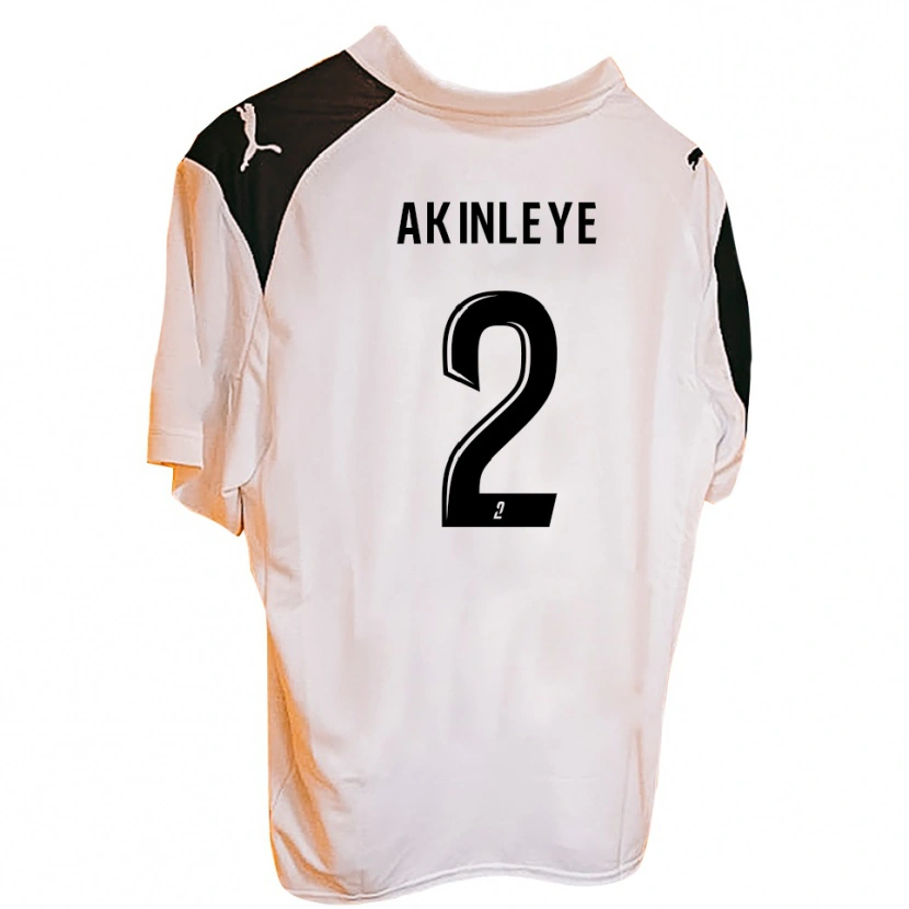 Danxen Kinderen Daniel Akinleye #2 Zwart Wit Thuisshirt Thuistenue 2025/26 T-Shirt België