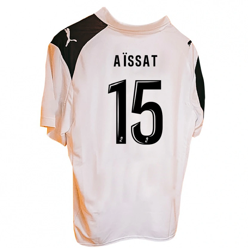 Danxen Kinderen Oscar Aïssat #15 Zwart Wit Thuisshirt Thuistenue 2025/26 T-Shirt België