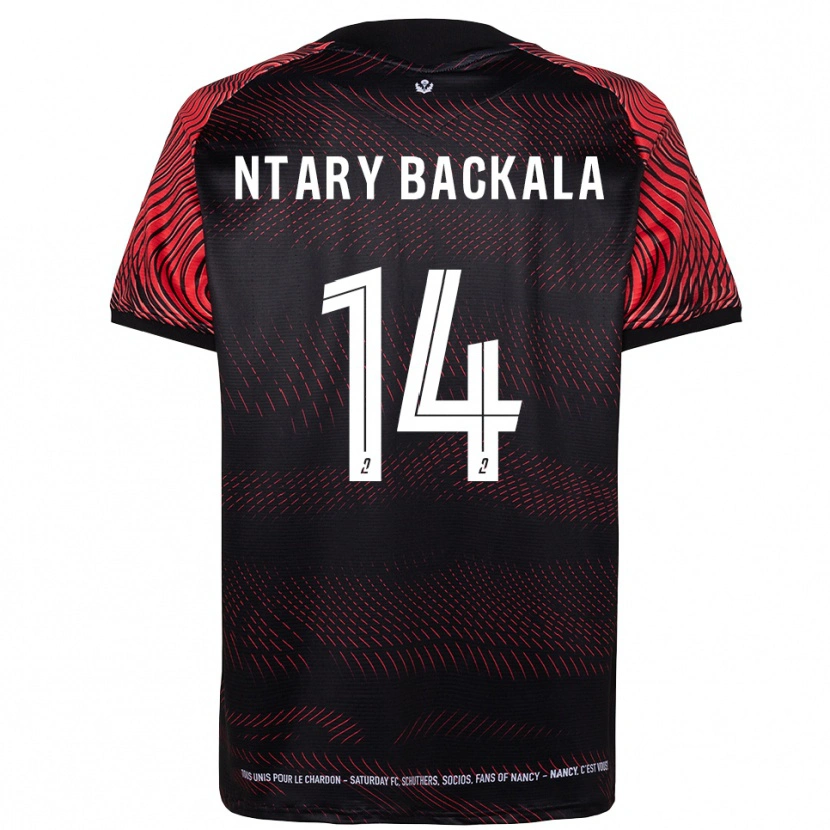 Danxen Kinderen Jordy Ntary Backala #14 Wit Rood Thuisshirt Thuistenue 2025/26 T-Shirt België