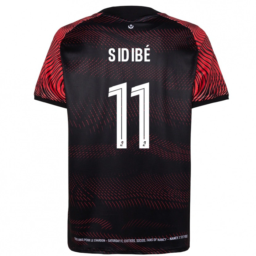 Danxen Kinderen Oumar Sidibé #11 Wit Rood Thuisshirt Thuistenue 2025/26 T-Shirt België